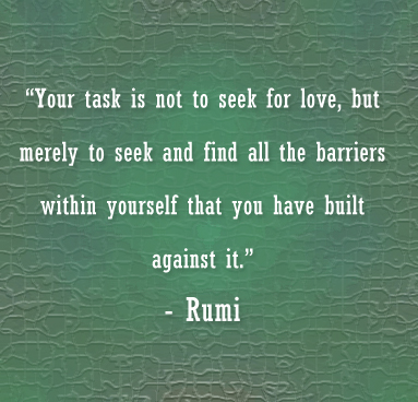Best Motivational quotes by Rumi on love