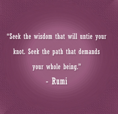 Best Rumi quote about wisdom