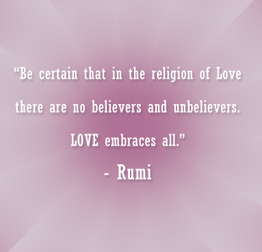 Best Rumi quotes on religion and love