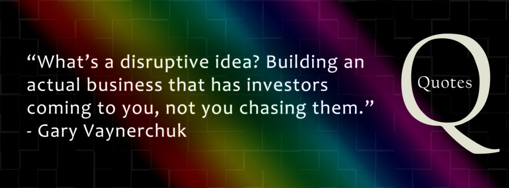 Disruptive idea for startup