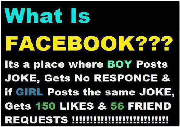 Why girls get more response than boys on facebook ?