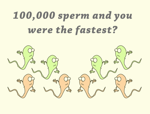 Funny photo quote on sperm