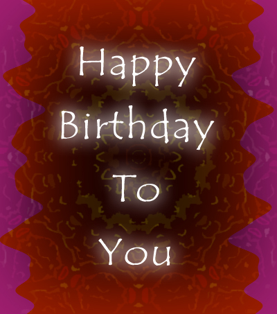 Happy birthday card