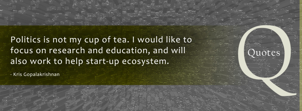 Kris Gopalakrishnan on Startup Ecosystem