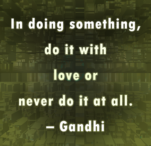 Motivation quote by Gandhi