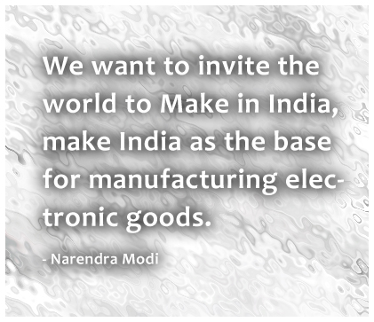 Narendra Modi quote on Make In India