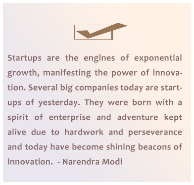 Narendra Modi quote on Startup India