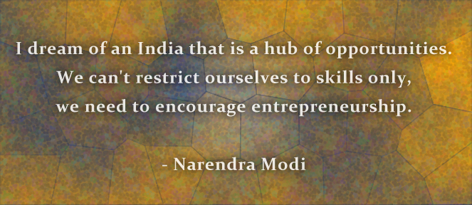 Narendra modi quote on Entrepreneurship