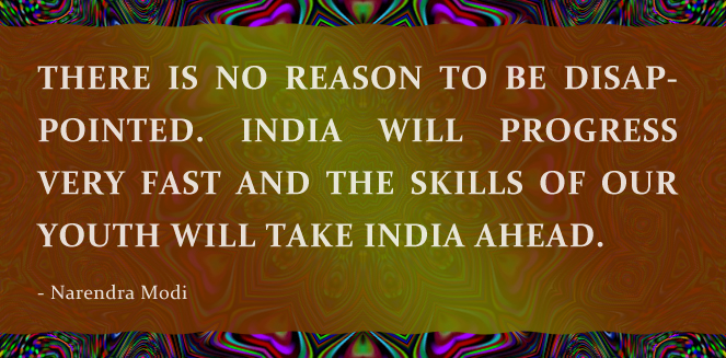 Narendramodi's quote about India