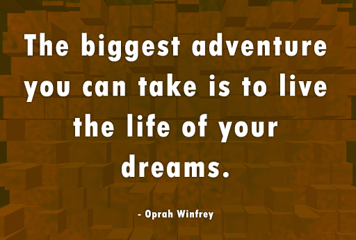 Oprah Winfrey Quote about life and dream