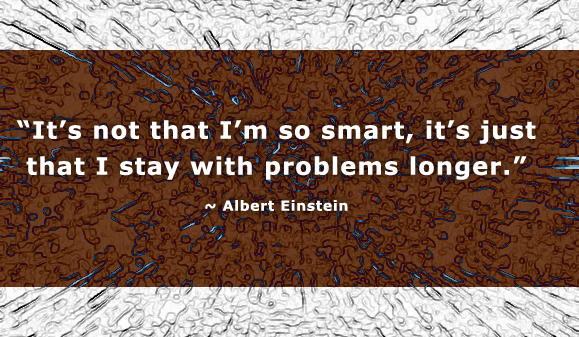Perservence Quote by Albert Einstein