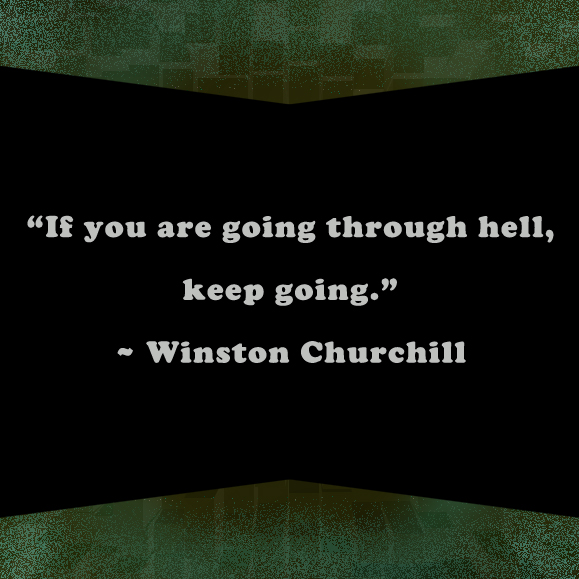 Perservence Quote by Winston Churchill