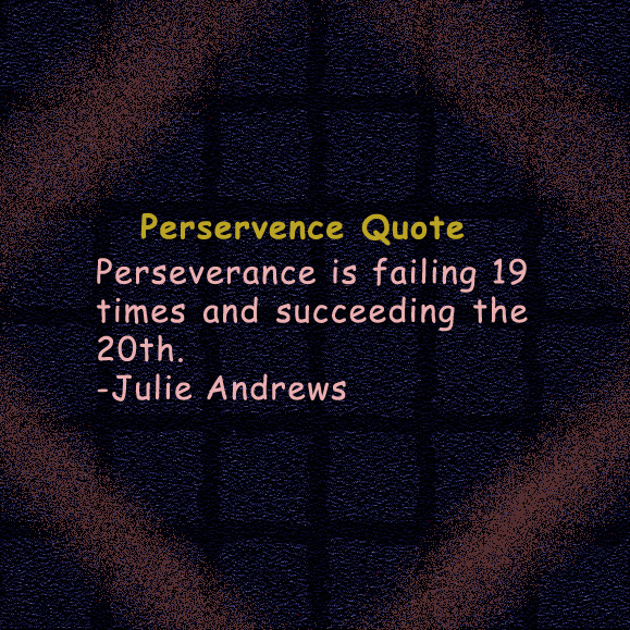 Perservence Quote photo