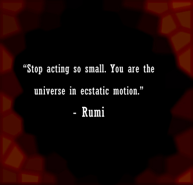 Quotes by rumi on thinking big