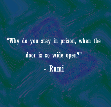 Rumi Image quote about free your mind