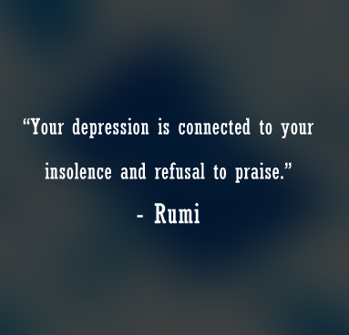 Rumi Image quotes about depression