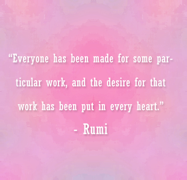 Rumi motivational quote