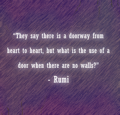 Rumi thoughts on oneness
