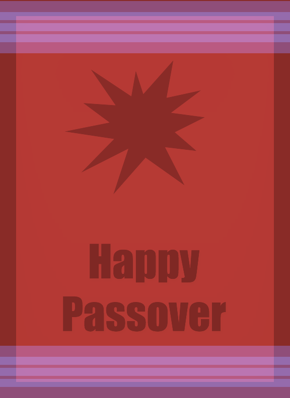 Download Printable Passover greeting card 2017