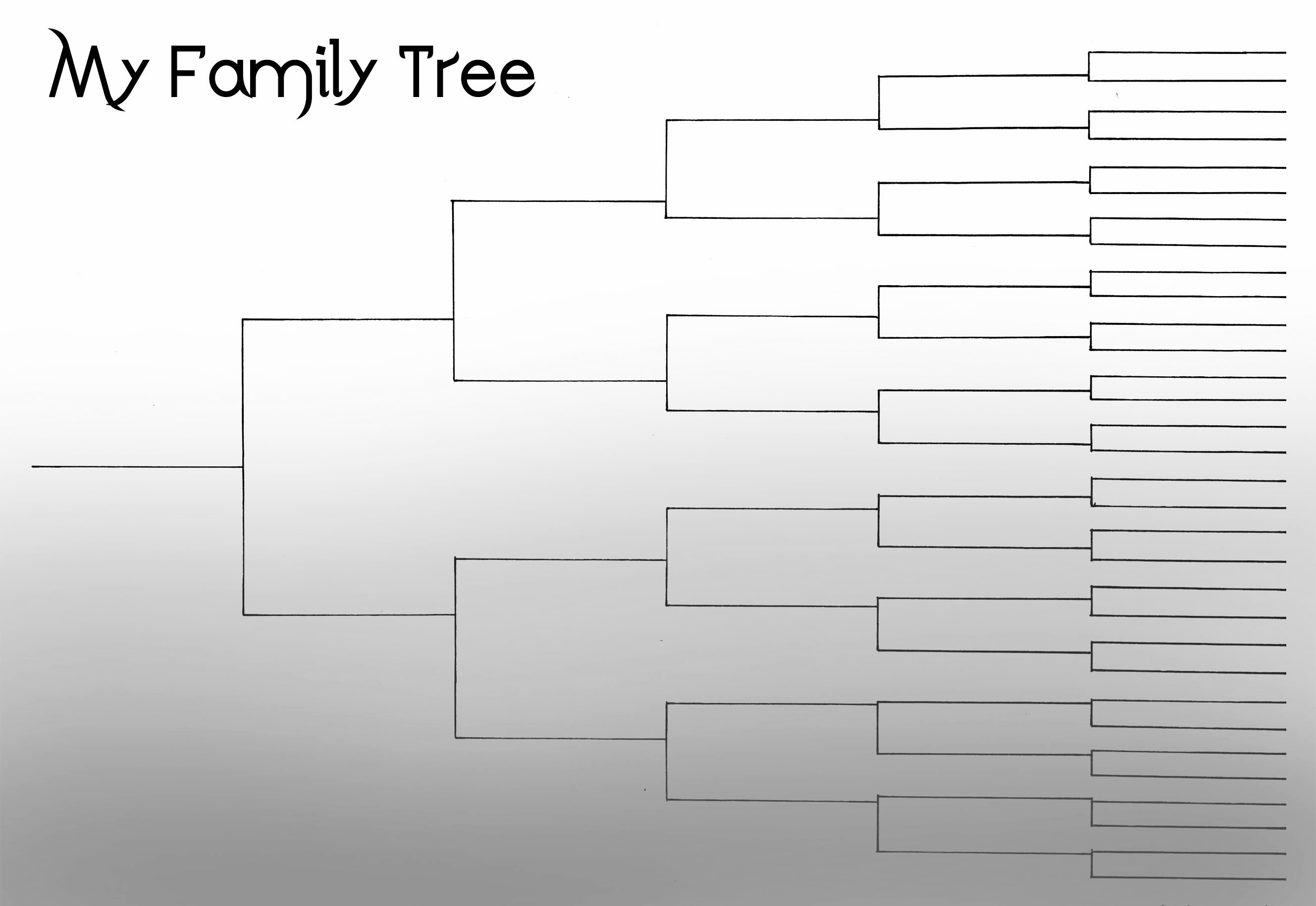 Download Printable Family tree colourful