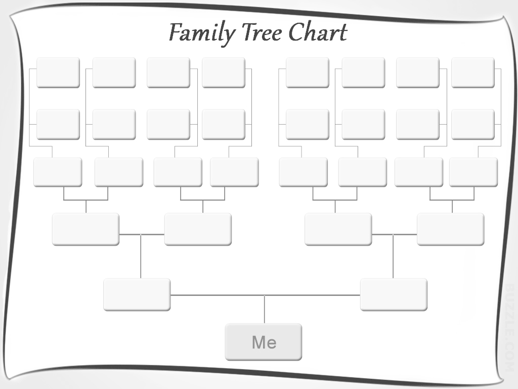 Printable Family tree colorful