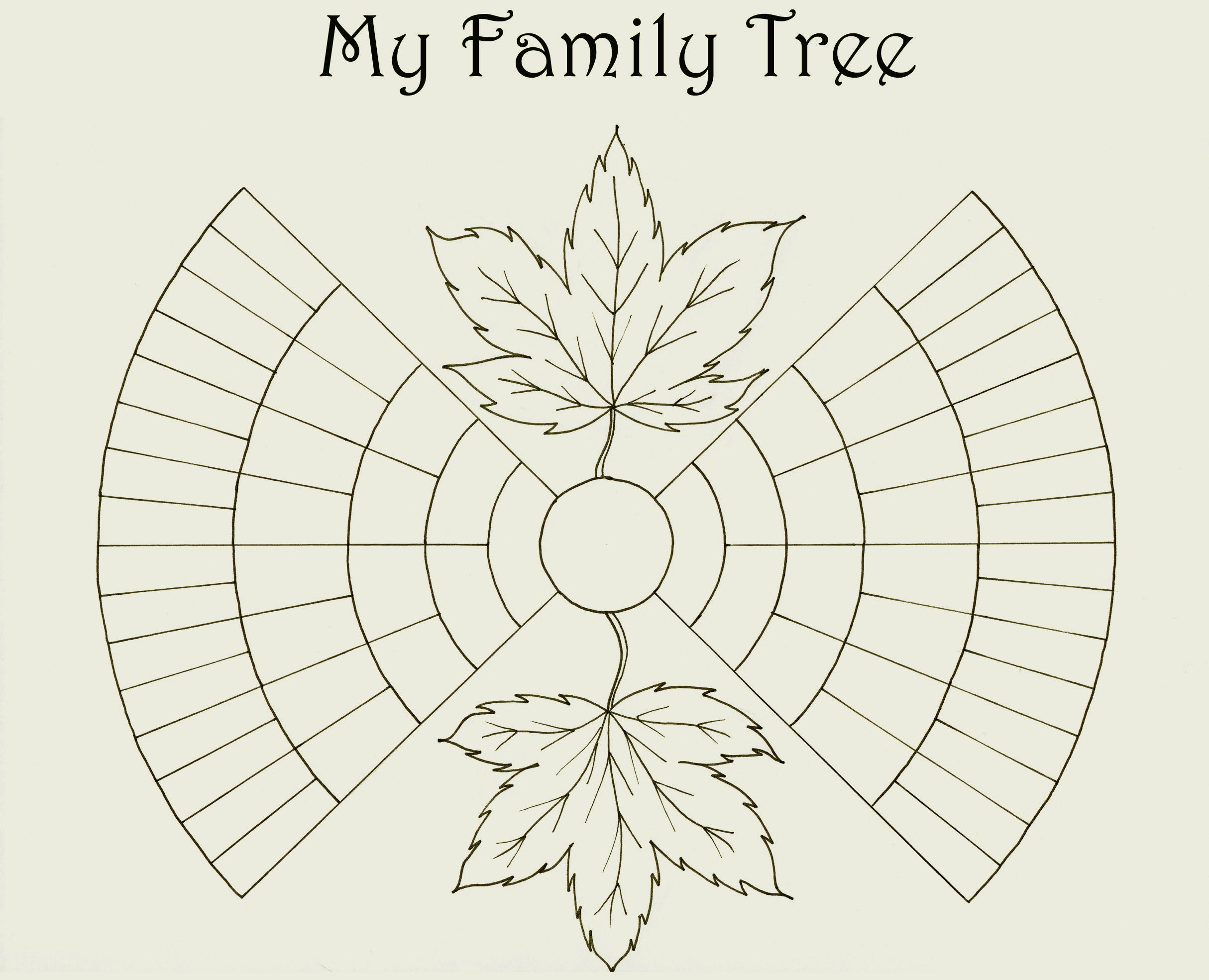 Free Printable Family tree