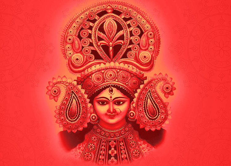 Printable images of Durga ma the Hindu Goddess