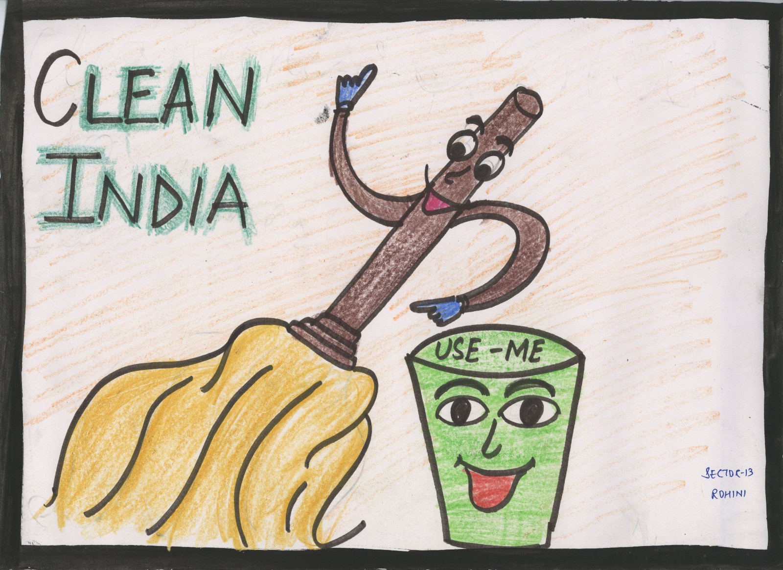 Clean india drawing images