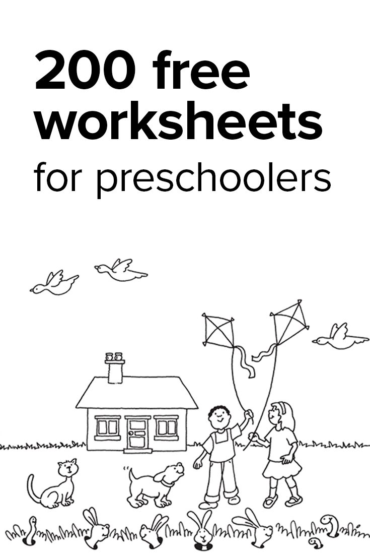 Free printables for preschoolers