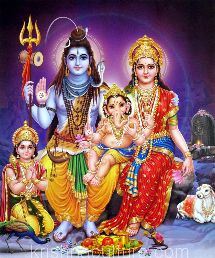 Download Family photo of lord shiva for facebook whatsapp