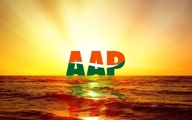 Aaam aadmi party facebook cover photos  with logo