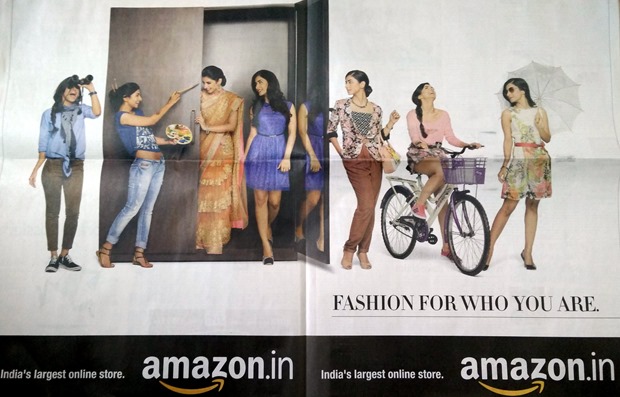 Amazon India print ads