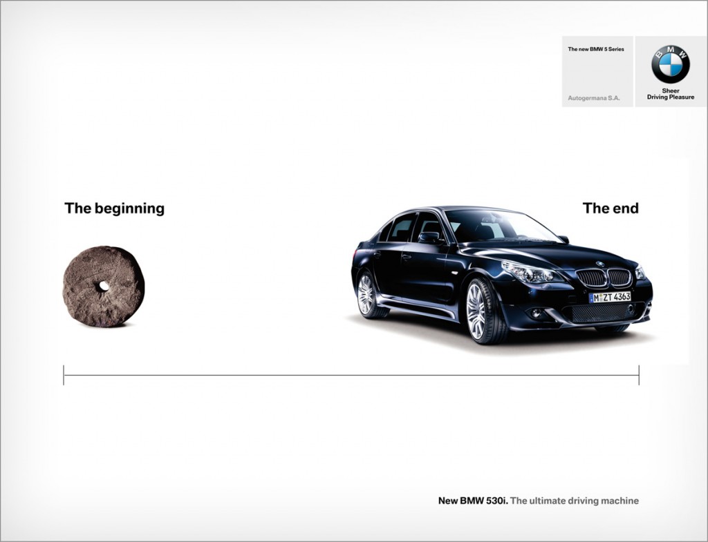 BMW 530i - Best car print ads