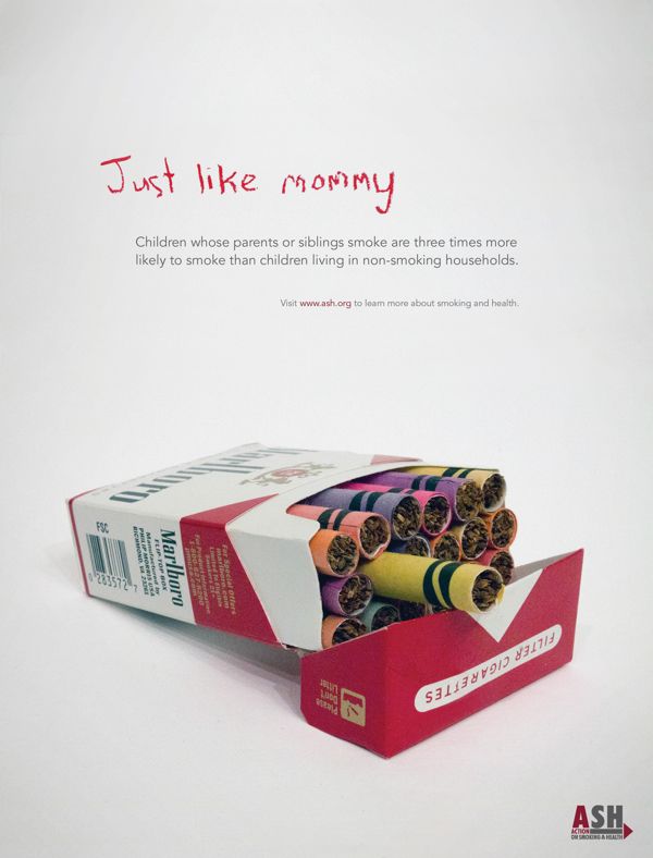 Best Anti smoking print ads for parents