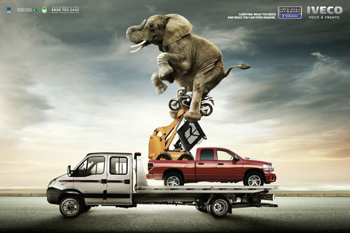 Best car print ads Iveco