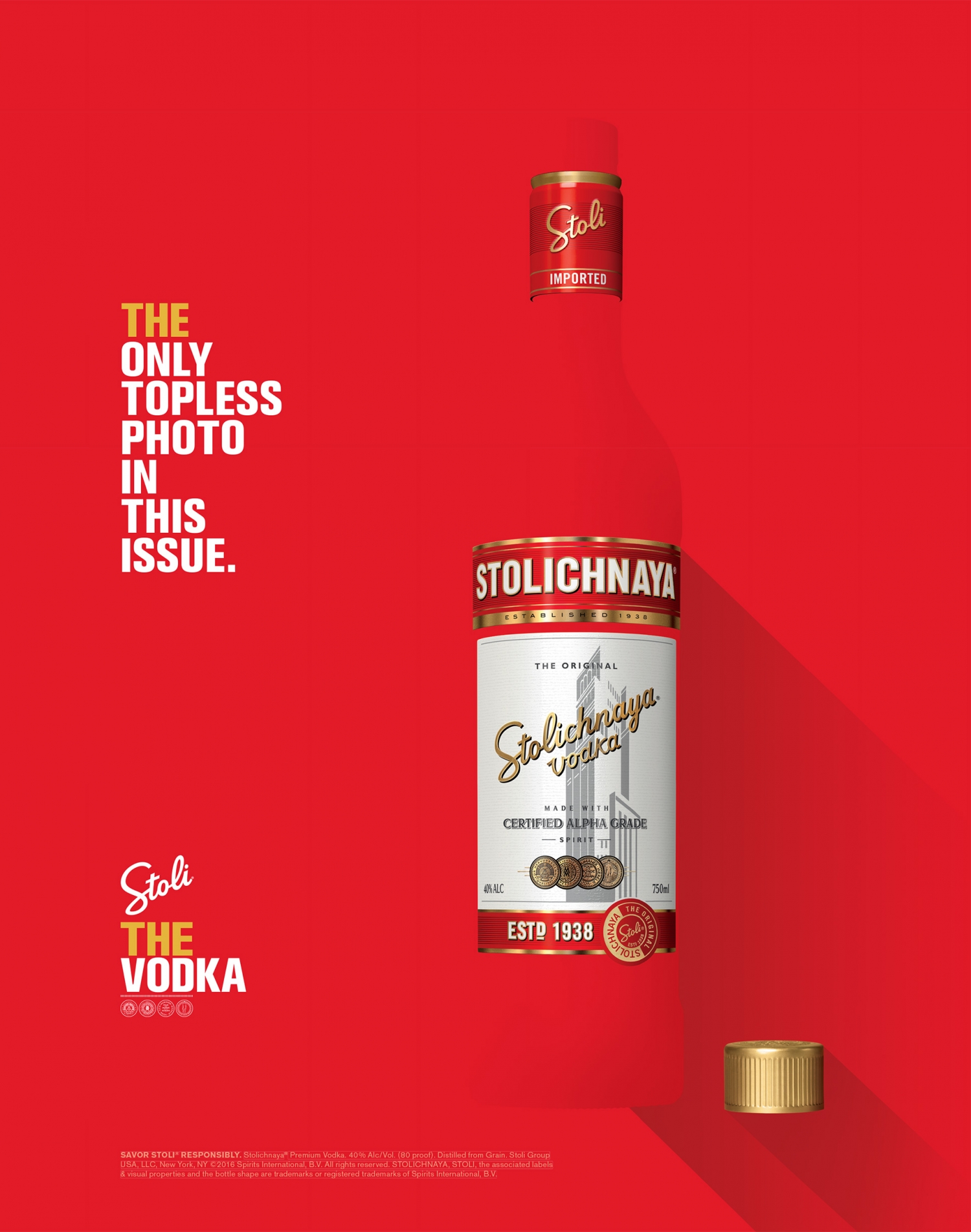 Best print ads 2016 stolichnaya vodka