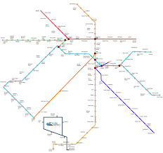 Delhi metro route map