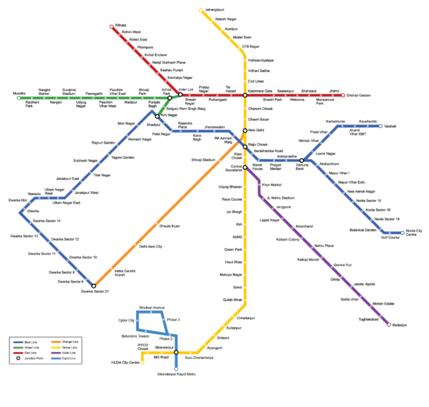 Delhi metro route map – 2020 Printable calendar posters images ...