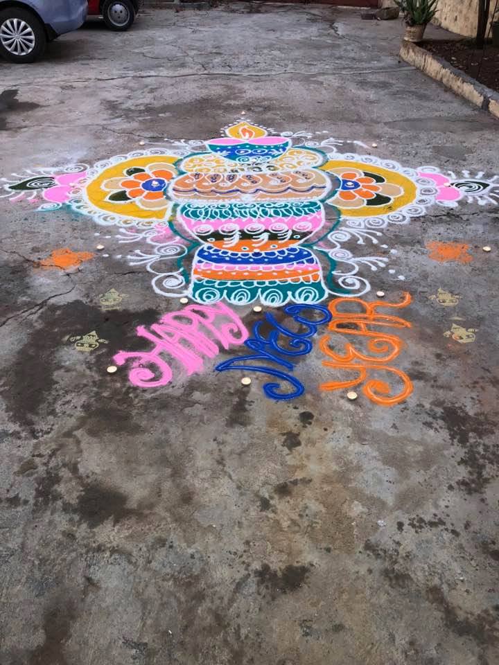 Download Simple Rangoli designs 2017