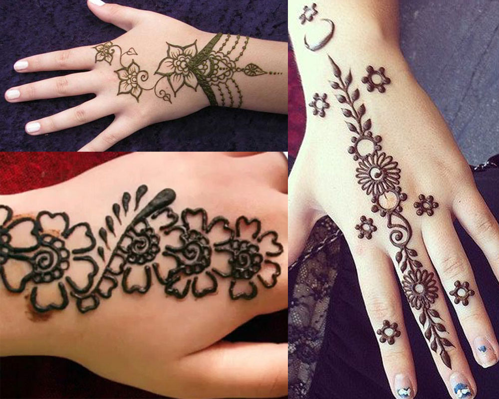 Simple mehndi design photos