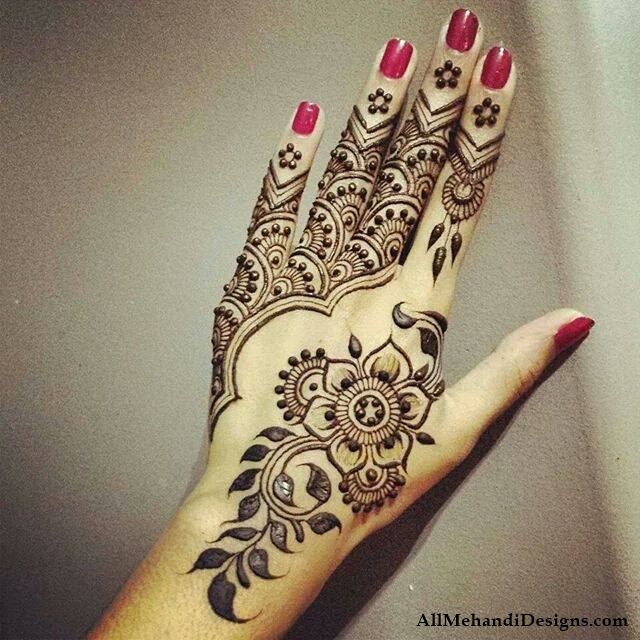 Easy mehndi designs 2017