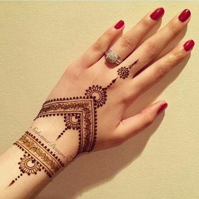 Easy mehndi designs best