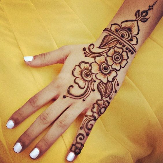 Easy mehndi designs for women