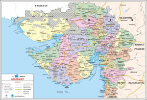 Gujarat map image – Printable graphics