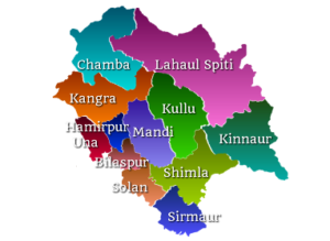 Himachal pradesh map – Printable graphics