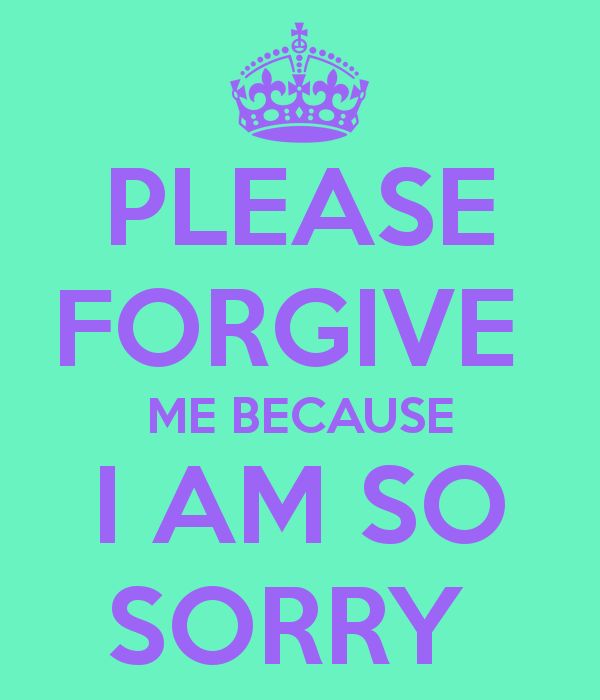 I am so sorry pics asking for forgiveness