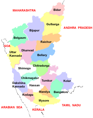 Karnataka Map