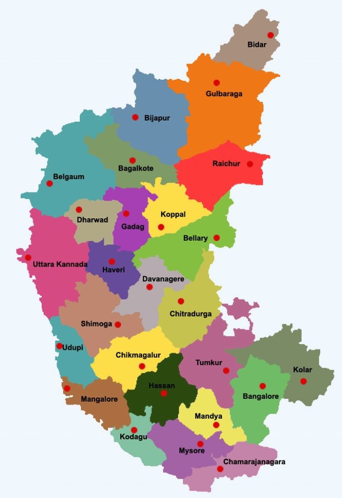 karnataka round trip map