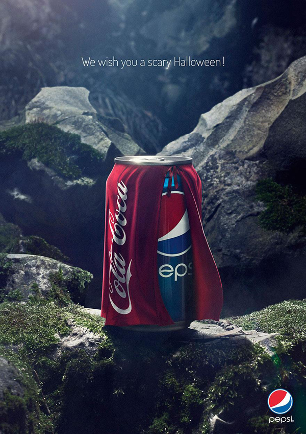 Pepsi Halloween Print ad