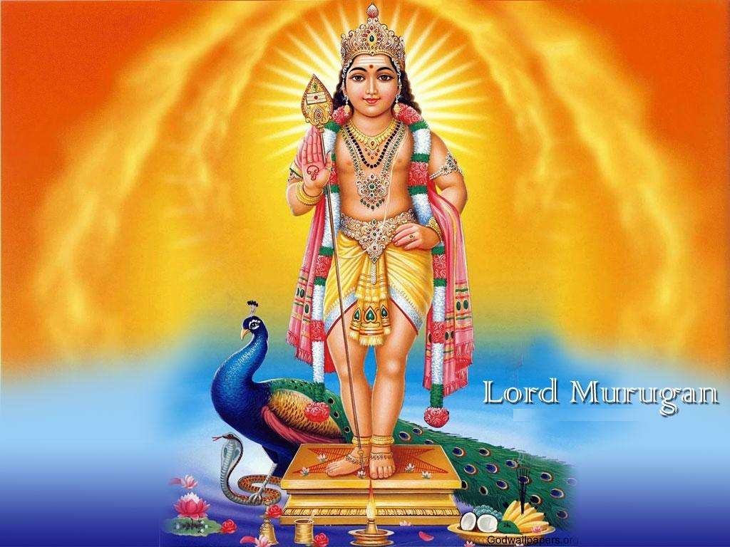 Printable hindu gods wallpapers - Lord Murugan